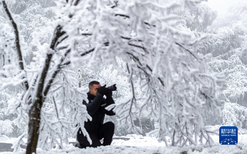 重庆南川迎初雪