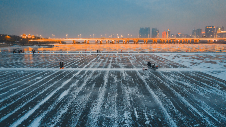 第24届哈尔滨冰雪大世界采冰工作全面展开 “冰雪童话王国”建设正酣_fororder_1