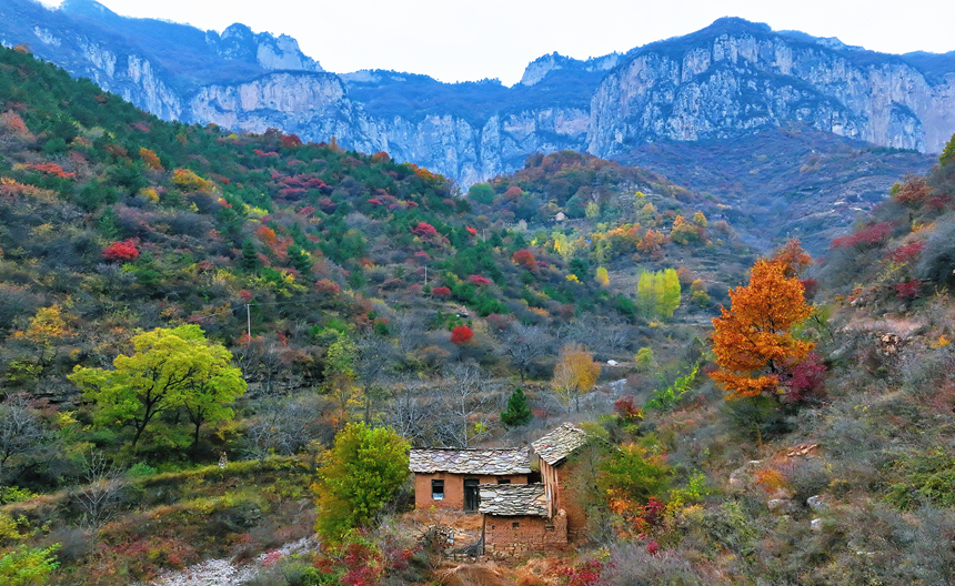 古村胜景：一幅“挂”在太行山上的油画