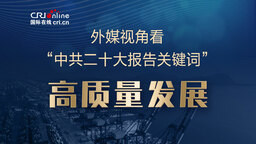 外媒视角看“中共二十大报告关键词”|高质量发展