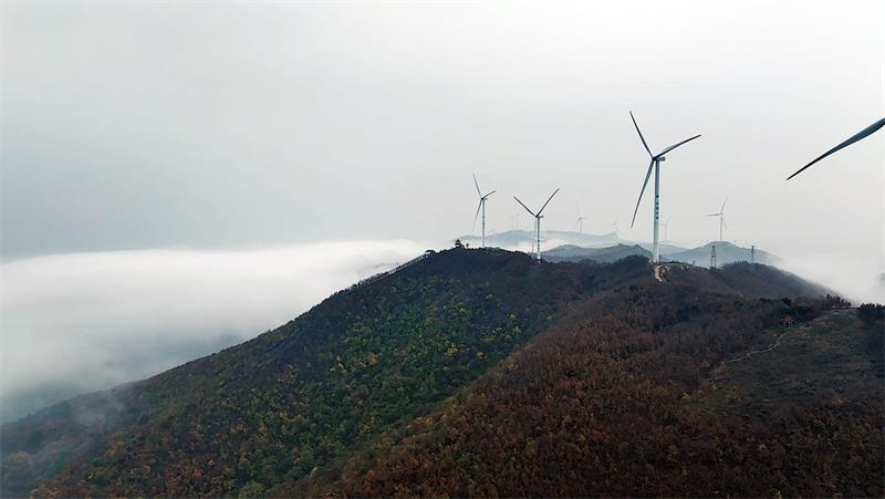 南阳镇平：微雨过后雾锁山_fororder_雾锁山头 摄影 牛儒