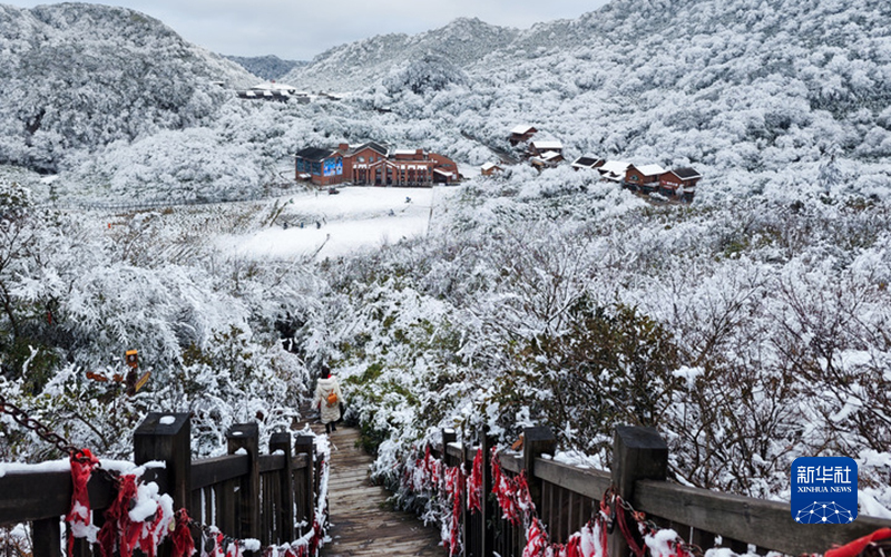 重庆南川迎初雪