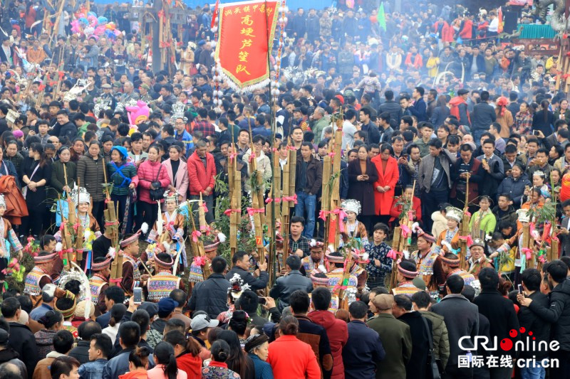 【已过审】【焦点图】【移动端】【旅游文体】【八桂大地、八桂大地-柳州】柳州安太乡举行“十三坡”民俗活动