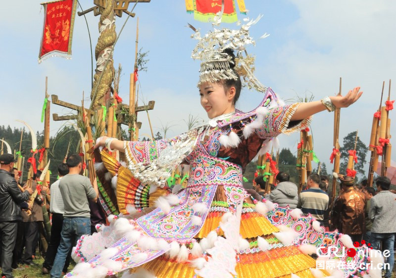 【已过审】【焦点图】【移动端】【旅游文体】【八桂大地、八桂大地-柳州】柳州安太乡举行“十三坡”民俗活动