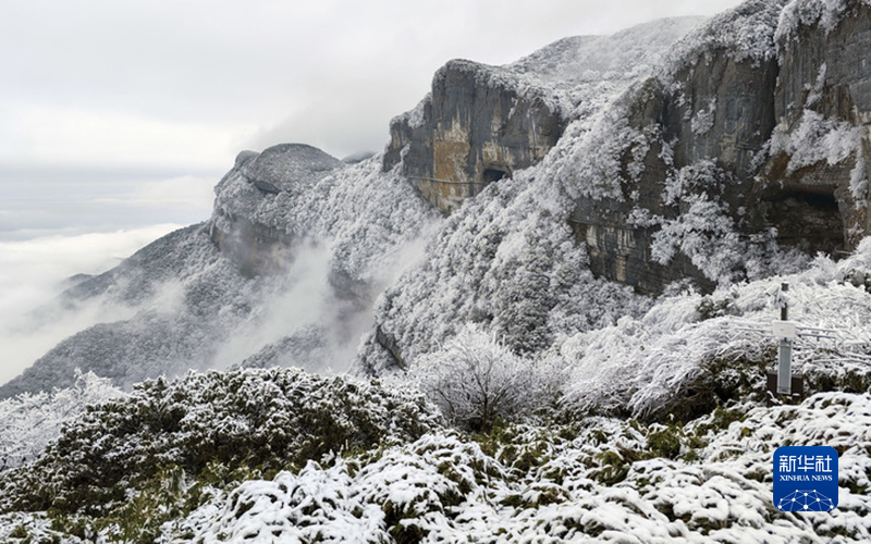 重庆南川迎初雪