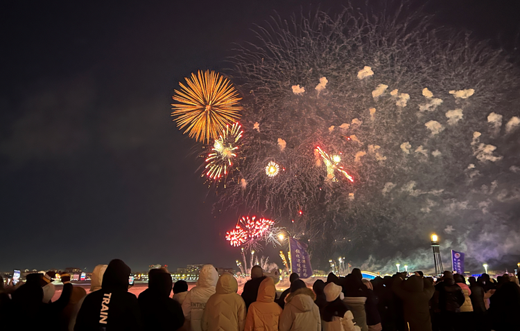 盛世花开 黑河市举行2023迎新年大型焰火活动_fororder_图片4