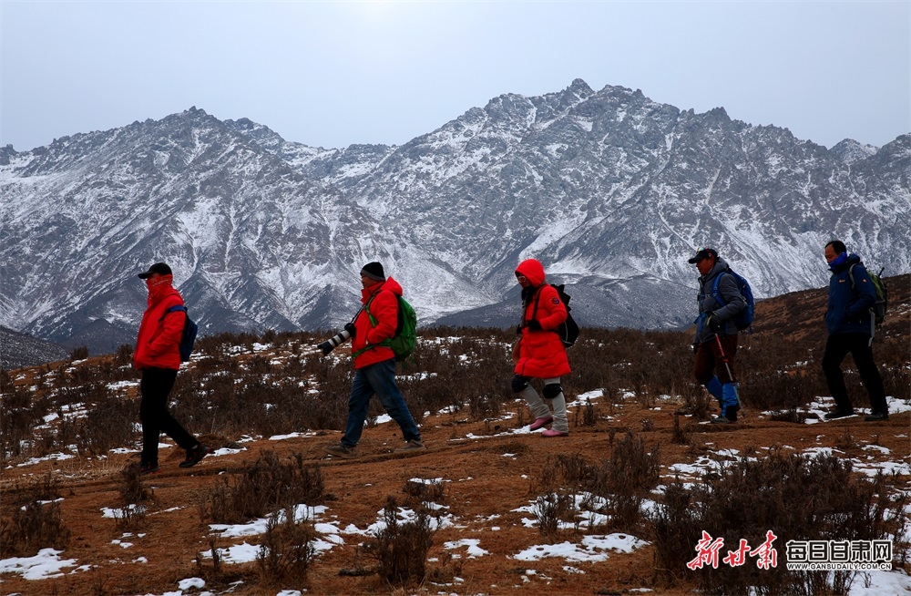 【轮播图】张掖肃南苍龙雪山冬日美景迎远客_fororder_2