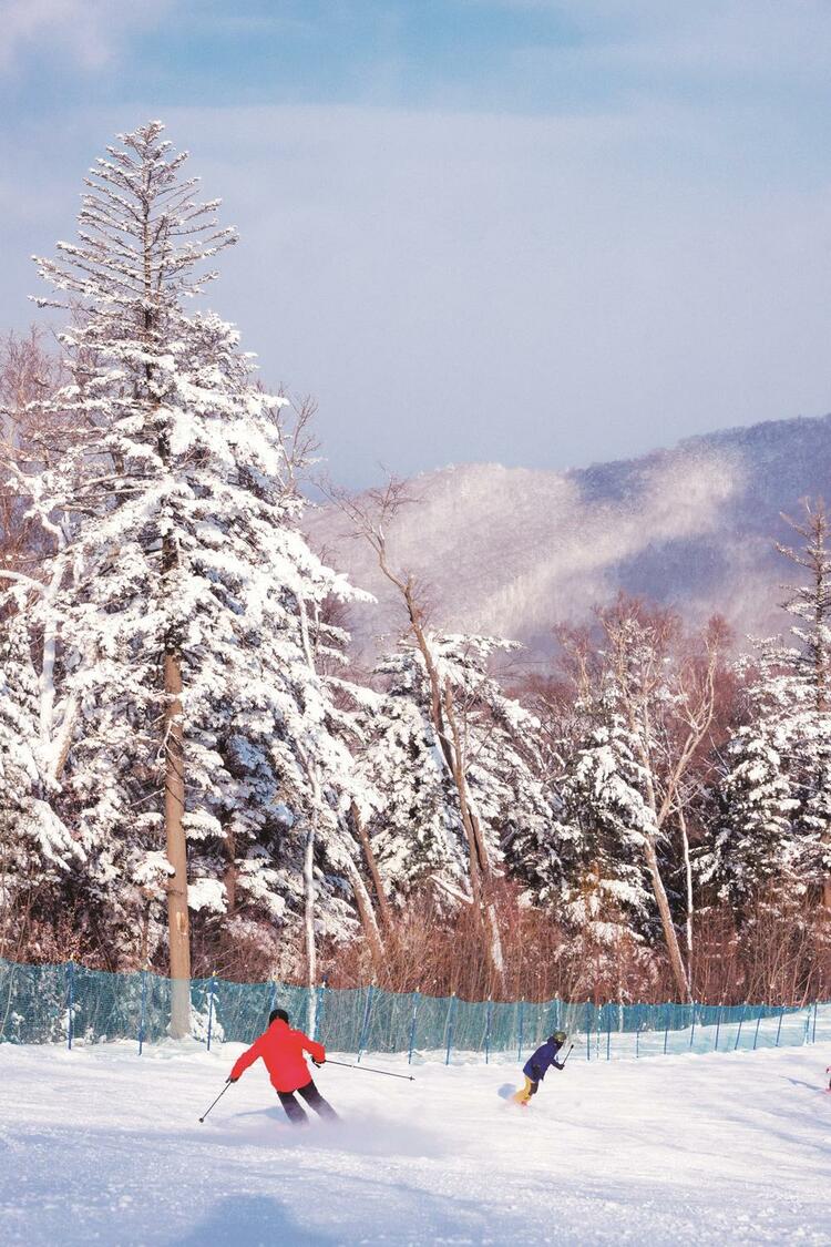 共享长白山之冬_fororder_雪上竞逐。