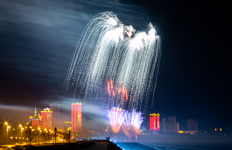 盛世花开 黑河市举行2023迎新年大型焰火活动_fororder_图片6