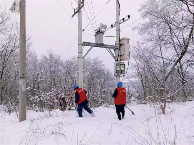 国网陇县供电公司：扫雪破冰 雪中保电步履不停_fororder_微信图片_20230214141055