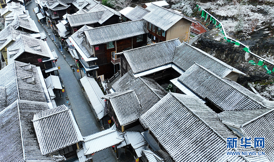 【“飞阅”中国】雪落古城 古韵悠然