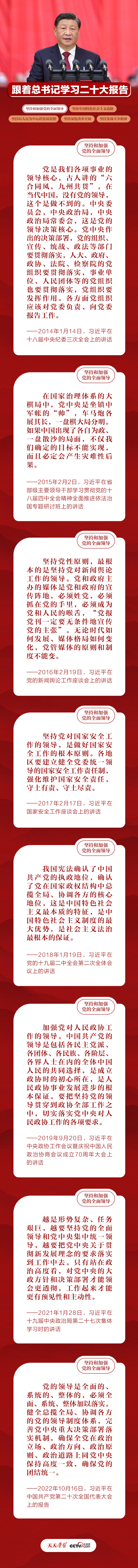 跟着总书记学习二十大报告｜坚决维护党中央权威和集中统一领导