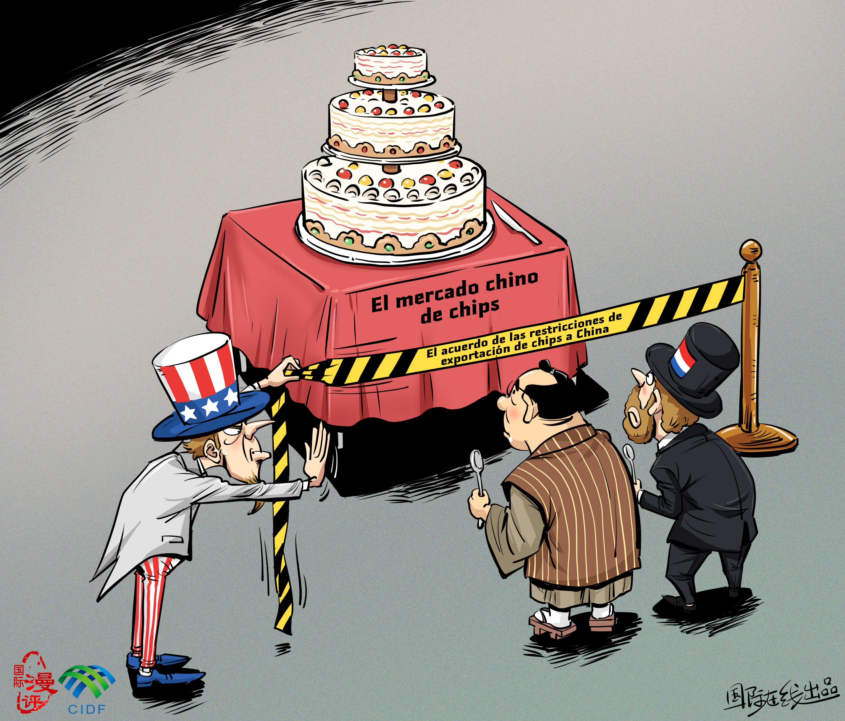 【Caricatura editorial】No permito que nadie la coma_fororder_s西语谁都别吃