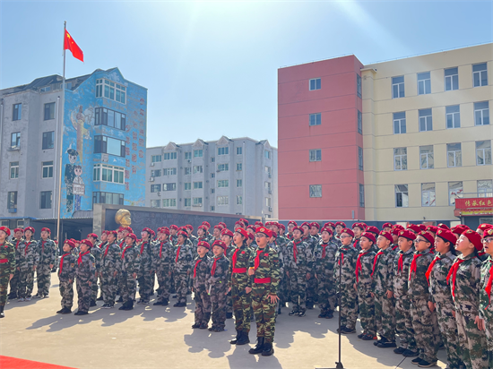 辽宁省“全国国防教育示范学校”挂牌启动仪式举行_fororder_图片11