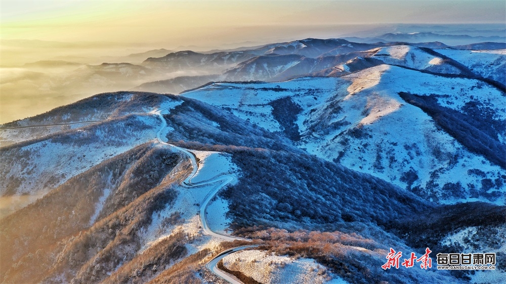 【平凉】平凉：快来欣赏华亭莲花台的春雪_fororder_2