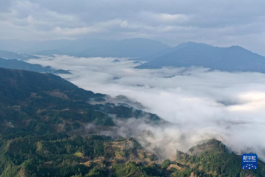 广西：苗山雾景美