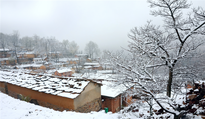 安阳林州：春雪落太行 风景美如画_fororder_图片6