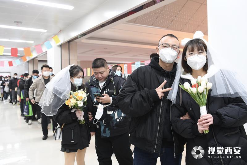 “爱久长 在未央”大型婚俗体验活动 在西安市未央高甜上演