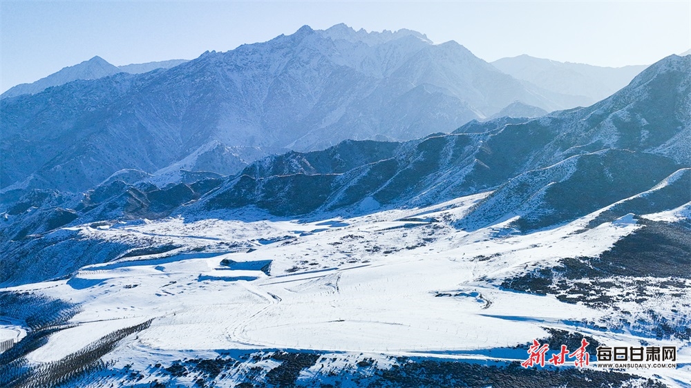 【轮播】张掖：祁连落雪山山美 民乐披银处处景_fororder_4