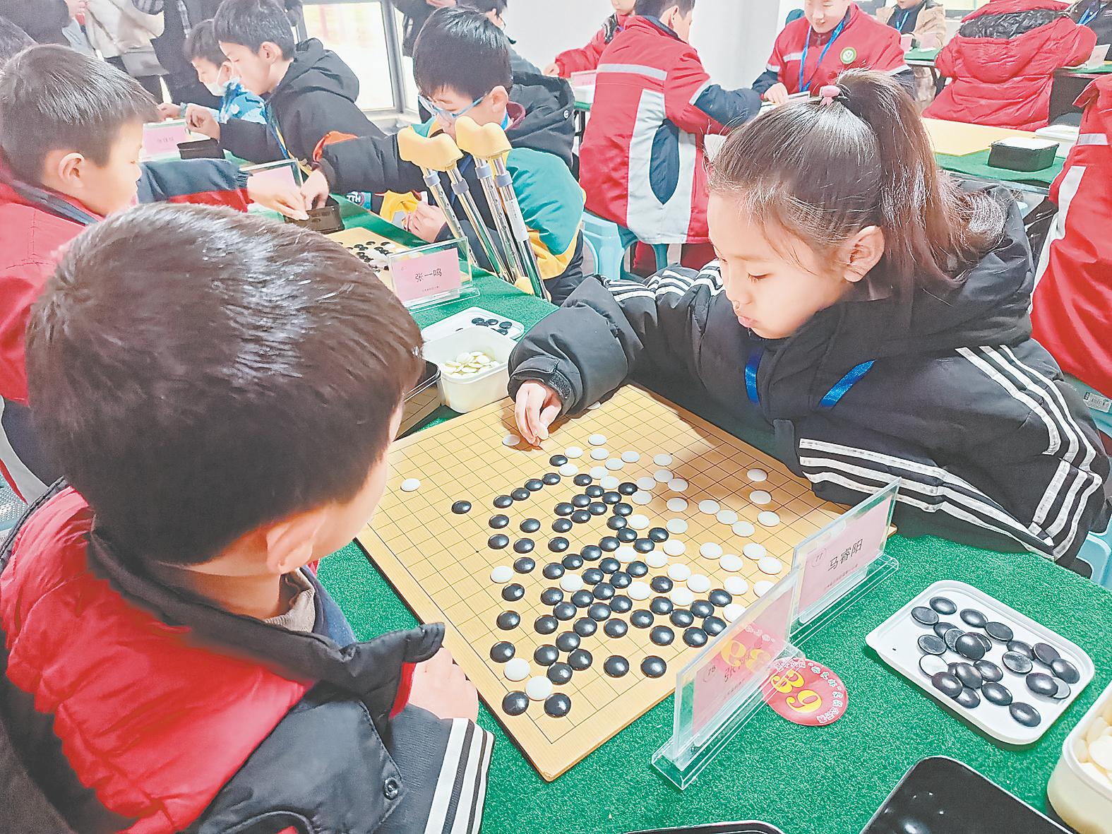 开封市兰考县首届少儿围棋赛举行