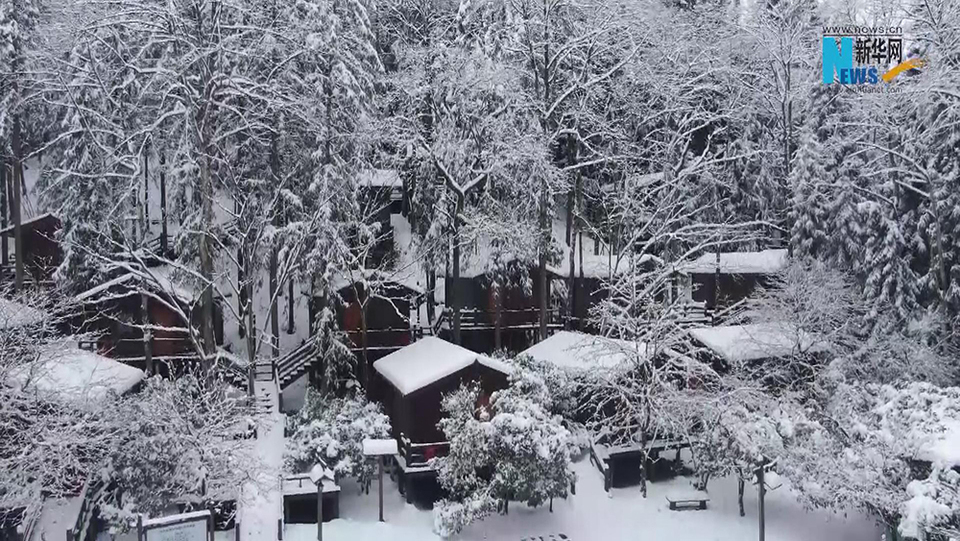 湖北咸丰：飞雪踏春来