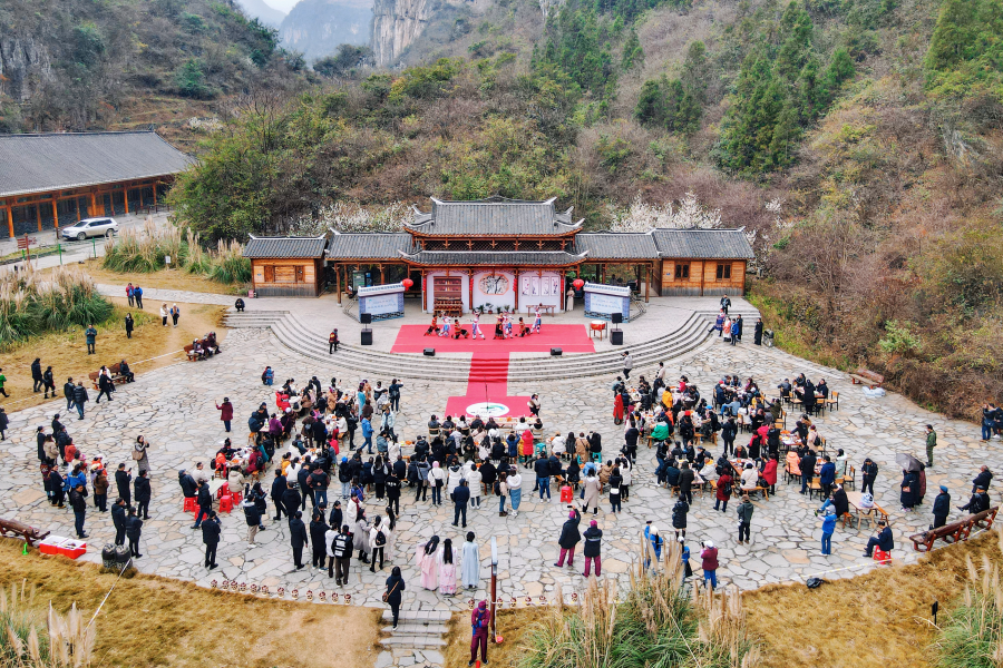 2023年“洞天福地·花海毕节”樱桃花果季启动仪式在毕节九洞天景区举行