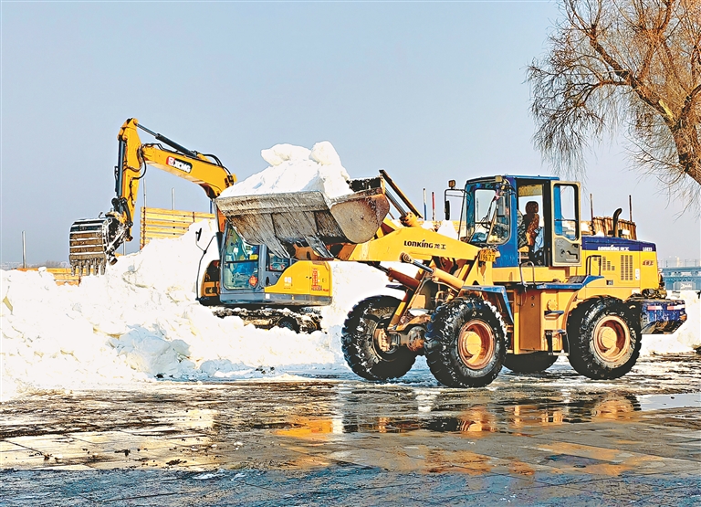 8℃，江畔冰雪设施全部拆除