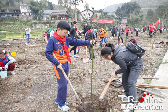 【区县联动】【万盛】万盛关工委开展青少年植树护绿教育实践亲子活动【区县联动 列表】万盛关工委开展青少年植树护绿亲子活动