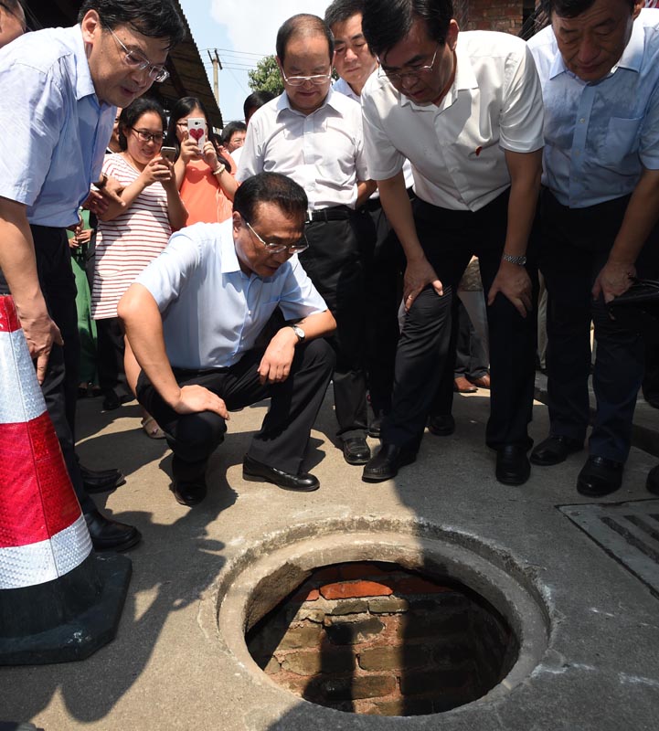 李克强考察江西赣州：打造经得起历史检验的城市地下良心工程