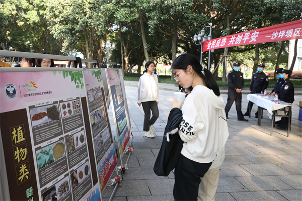 重庆市沙坪坝区警方开展“安全进校园”宣传活动_fororder_图片1