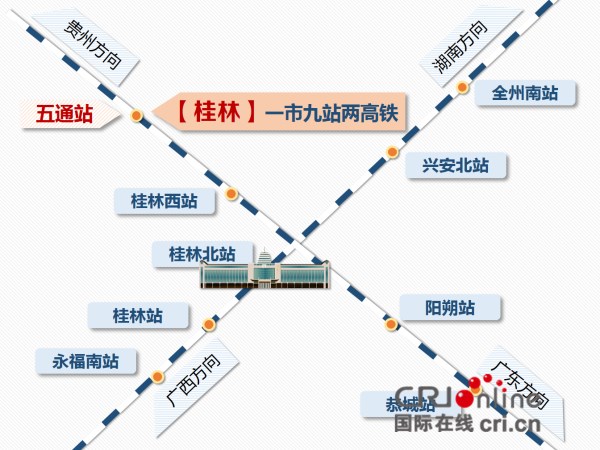 【唐已审】【供稿】【广西要闻】【桂林】【移动端】广西桂林第九座高铁站五通站开站运营