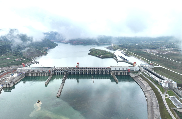 大藤峡工程右岸第3台机组正式投产发电