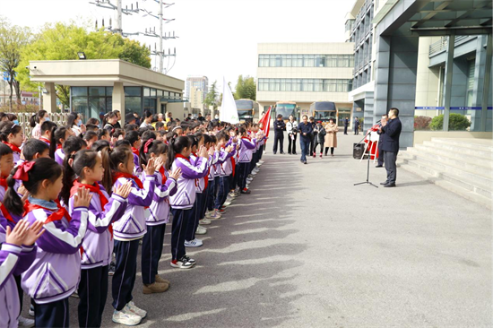 南通如皋：如师附小“校外实践活动基地”在如皋市公安局揭牌成立_fororder_图片1