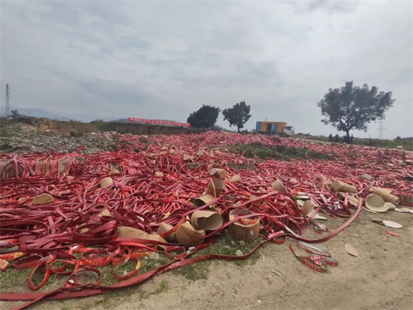 重庆丰都公安集中销毁一批非法烟花爆竹_fororder_图片1