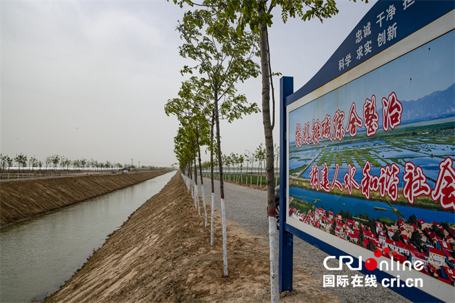 藏粮于地 筑牢粮食安全“压舱石”_fororder_大荔县朝邑内滩排灌工程。