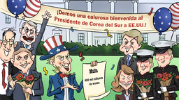 【Caricatura editorial】Regalo de bienvenida