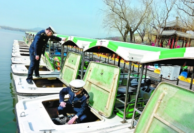 北京颐和园游船3月21日开航