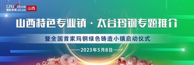 “特色专业镇·太谷玛钢”全国首家玛钢绿色铸造小镇启动仪式_fororder_直播3