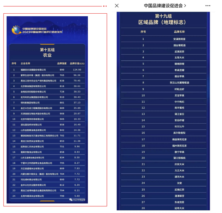 打响品牌特色共建鱼米之乡 “方正大米”品牌价值斩获全国大米行业第三名