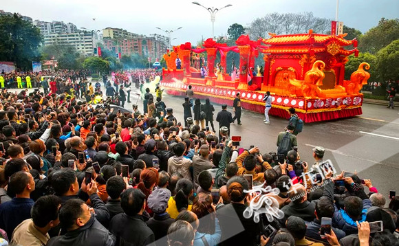 【行游巴渝 图文】看巡游尝美食 2018丰都庙会好戏连台