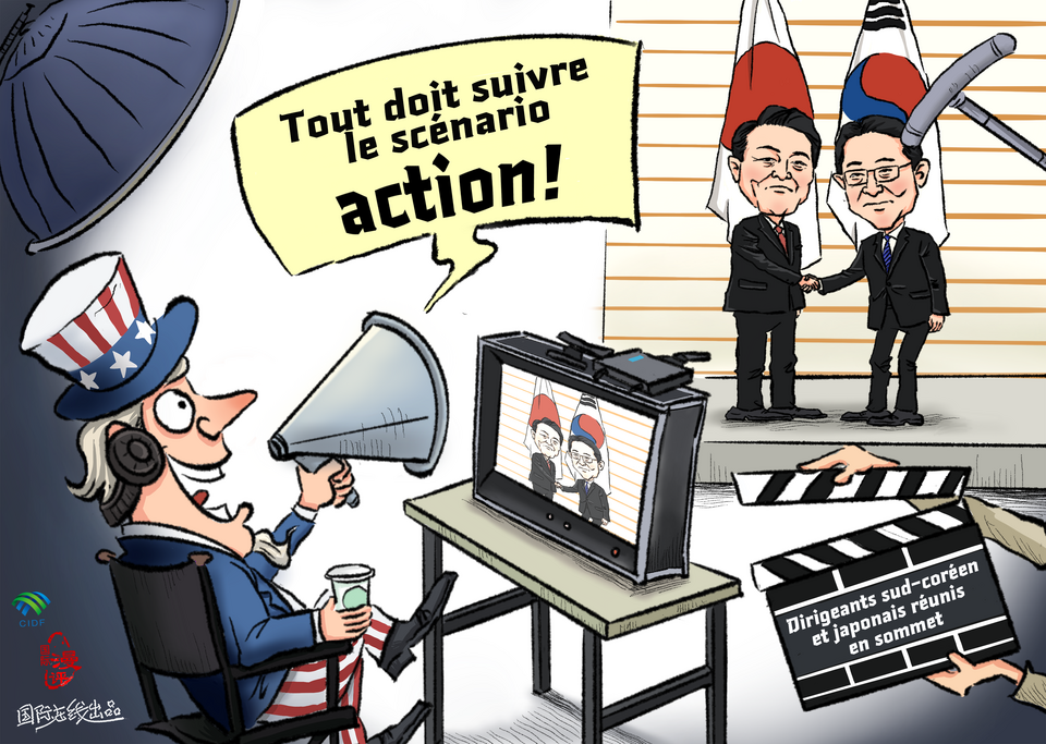 【Actualité en caricatures】« Tout doit suivre le scénario ! »_fororder_法语