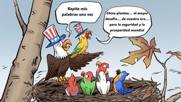 【Caricatura editorial】 El loro británico aprende a repetir palabras