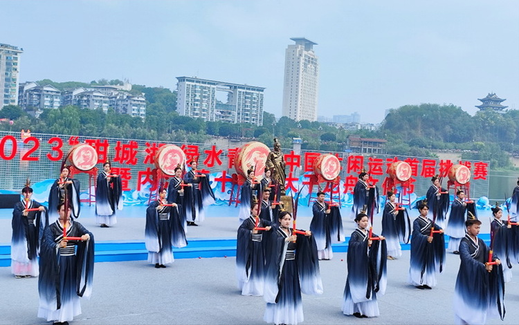 Hi，来甜城过端午 | 甜城湖畔载歌载舞迎端午 内江市第十一届大千龙舟文化节开幕_fororder_音诗舞《礼魂》 摄影 廖宇 (3)