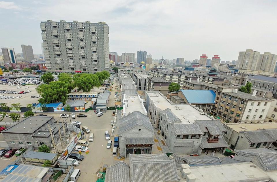 太原：仿古建筑 雏形初显_fororder_1jpg