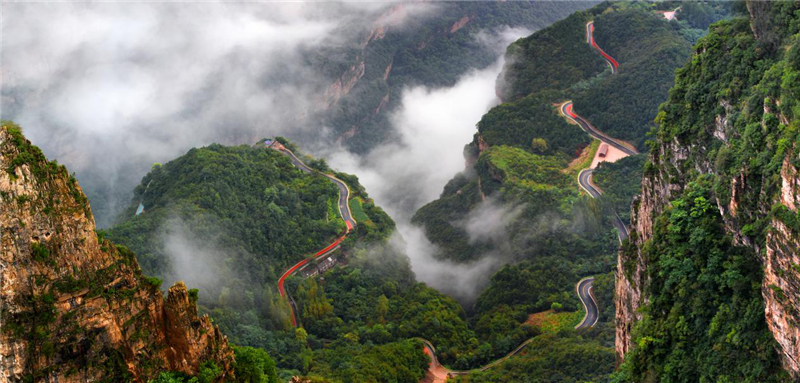 安阳林州：雨后太行山 云海美如画_fororder_图片14