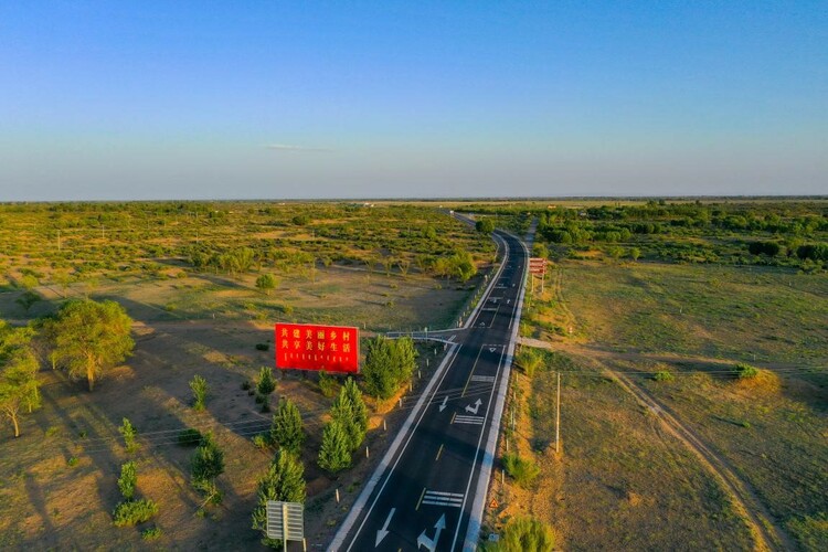 鄂托克前旗“最具人气的路” ——X628线昂素至城川红色旅游公路_fororder_11