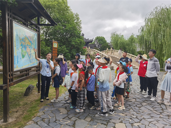 南通如皋市：城北街道东风社区举行“夏日游学”活动_fororder_图片1