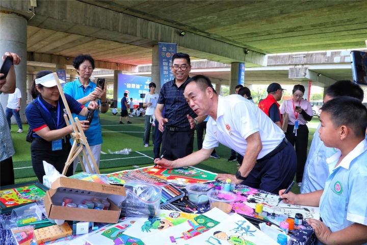 以球会友 展少年风采！“迎亚运”2023年全国青少年门球锦标赛在婺城开幕_fororder_1690032298405_64bbd8aa32e8f50001567290