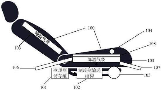 吉利新专利使用“制冷剂”让汽车座椅快速降温_fororder_image001