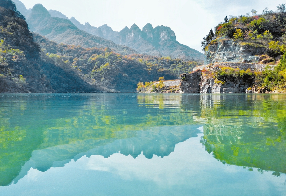 山西阳城蟒河猕猴国家级自然保护区——秀峰飞瀑清凉景_fororder_1jpg